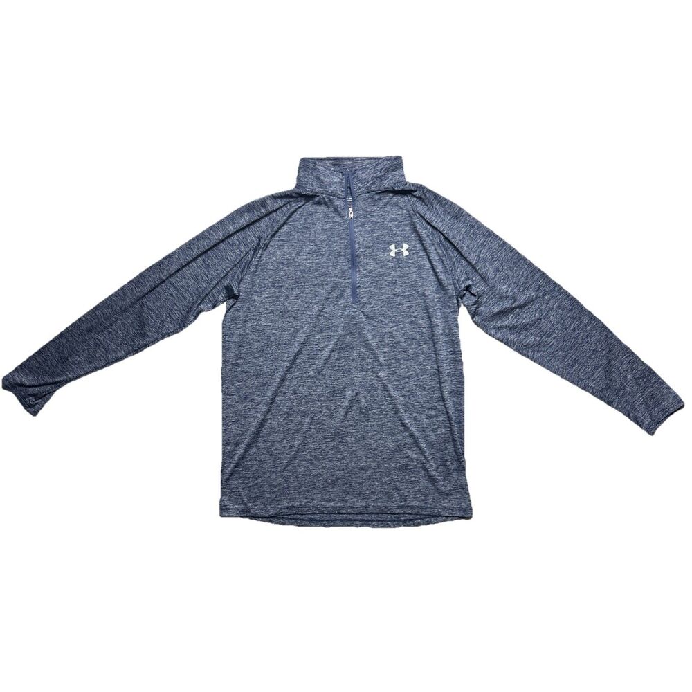 Under Armour Heat Gear Fleece 1/4 Zip LooseFit Long Sleeve Activewear Men Size M